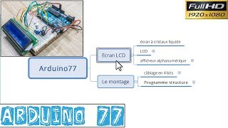 Arduino77Complément dINFORMATION sur lÉCRAN à CRISTAUX LIQUIDEÉcran LCD [upl. by Ayerhs612]