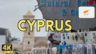 Larnaca City Walk Discovering Cyprus Charm on Foot 4K [upl. by Shipley]