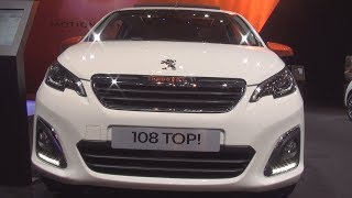 Peugeot 108 TOP Rolland Garros 5P 10 VTi 68 ETG5 2017 Exterior and Interior [upl. by Yatnuahc]