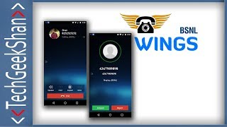 BSNL Wings Mobile App Activation and Calling  First look [upl. by Eimmot]