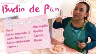 Mi Receta de Budín de Pan Casero Puertorriqueño Facil y Rapido  Iza Marquina [upl. by Clea]