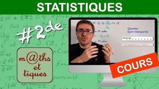 LE COURS  Statistiques  Seconde [upl. by Heady102]