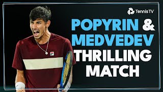 Thrilling Daniil Medvedev amp Alexei Popyrin Encounter 🔥  Paris 2024 Highlights [upl. by Willie]