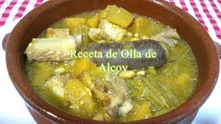 Receta de la Olla de Alcoy o olleta de músico [upl. by Einreb]