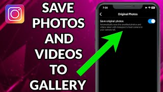 How To Save Instagram Photos And Videos In Gallery [upl. by Inigo]