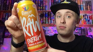 Drink Review  Rubicon Raw Energy Orange amp Mango [upl. by Gussie749]