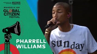 Pharrell Williams Performs quotFreedomquot  Global Citizen Festival Mandela 100 [upl. by Ahsets]