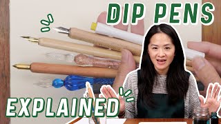 Dip Pens Explained Are All Dip Pens The Same [upl. by Idnat]