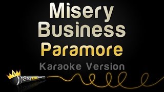 Paramore  Misery Business Karaoke Version [upl. by Yarod]