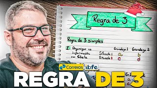 Aprenda Regra de 3 Para o Concurso dos Correios 2024 [upl. by Yaja]