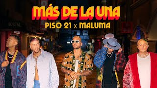 Piso 21 amp Maluma  Más De La Una Video Oficial [upl. by Nelag]