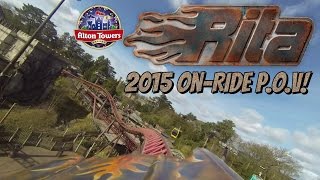 RITA 2015 Front Row POV Alton Towers [upl. by Nnaeirrac]