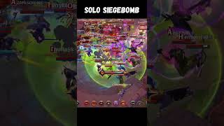 Solo Siegebow Goes BOOOM Albion online shorts [upl. by Alliuqahs]