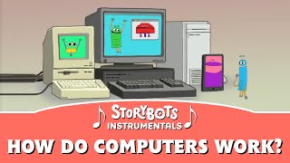 How Do Computers Work Instrumental  StoryBots [upl. by Ahsilet439]