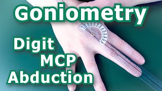 Goniometry  Digit MCP Abduction [upl. by Ireland]