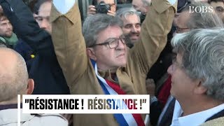 Le procès de JeanLuc Mélenchon débute à Bobigny [upl. by Socem]