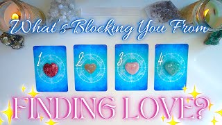 What’s Blocking You From Finding Love 🤲❤️🦋 Detailed Pick a Card Tarot Reading [upl. by Einegue]