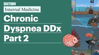 Chronic Dyspnea DDx Part 2 Internal Medicine  Sketchy Medical [upl. by Arakat281]