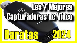 🎮🔥 Las 7 MEJORES Capturadoras de Vídeo Buenas y BARATAS de Amazon 2024✅CalidadPrecio 4k 60 FPS [upl. by Ehpotsirhc]