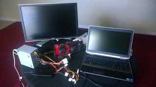 EXP GDC on Dell Latitude E6520 with Radeon R7 370 eGPU [upl. by Aisiat373]