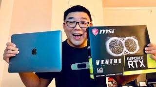 How to Install an NVIDIA eGPU to your MacBook Pro 16 Inch or MacBook Air  Is It Worth It [upl. by Elletsyrk]