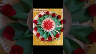 Floral fantasy craft artandcraftwithpaper diy artandcraftwallhanging papercraft amazingcraft [upl. by Adniral]