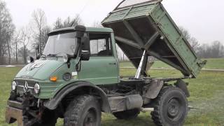 Unimog 406  U900 mit Heckkraftheber [upl. by Tecu631]