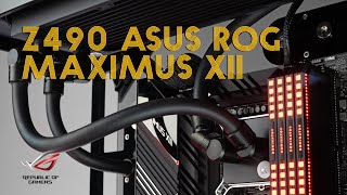 Z490 MAXIMUS XII Build with Intel 10th GEN CPU [upl. by Artkele680]