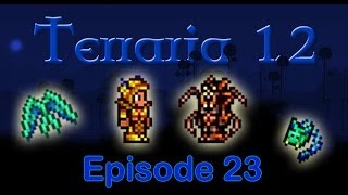 Terraria 124  Episode 23  Melee feels different [upl. by Elletnohs584]