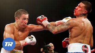 Gennady Golovkin vs Gabe Rosado  FREE FIGHT  Young GGG with Bloody KO Victory [upl. by Ardnazxela]