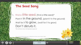 The Seed Song from Spring Assembly Songs with Words on Screen™ [upl. by Prue123]