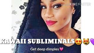 Get deep dimples💗💗 comment requests Kawaii Subliminals [upl. by Pia376]