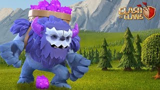 New Troop Yeti  TH13 New Update Clash of Clans  COC [upl. by Ordnael]