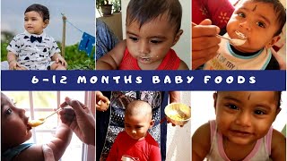 தமிழில் 18 Quick amp Healthy Baby Foods  Daily Food Chart  Healthy Weight Gain [upl. by Elroy]