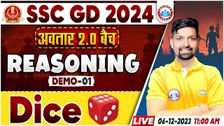 SSC GD New Vacancy 2024  SSC GD Reasoning Demo 1 अवतार 20 बैच Dice Reasoning By Sandeep Sir [upl. by Nade411]