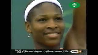 Serena Williams v Kim Clijsters  2003 Miami SF Highlights [upl. by Joelie]