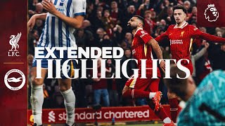 Extended Highlights Gakpo amp Salah Score in Anfield Comeback Liverpool 21 Brighton [upl. by Aiderfla805]