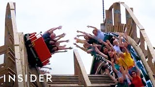 Roller Coaster Lets You High Five Other Riders [upl. by Heater]