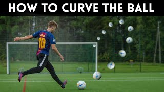 How to Curve the Ball  Shoot like MESSI [upl. by Sibylla]