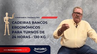 Promoção cadeiras bancos ergonômicos para turnos de 24 horas 130 kg [upl. by Labana783]