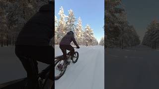 Вот это я понимаю сибирский ноябрь а не вот это вот все shorts fatbike [upl. by Elehcir]