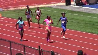 Skyler Franklin vs Grigg Laven 200 Meter Dash 2019 [upl. by Itsyrk]