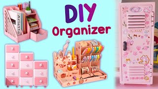 FANTASTIC ORGANIZER IDEAS  Locker Organizer  Desk Organizer From Cardboard and more [upl. by Wallraff]