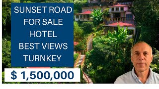 Lake Atitlan Sunset Road hotel for sale with views and pool [upl. by Llorrac284]