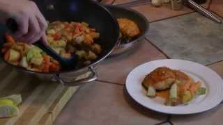 Cooking Salmon with Chef Calvin and Paderno [upl. by Wilkins]