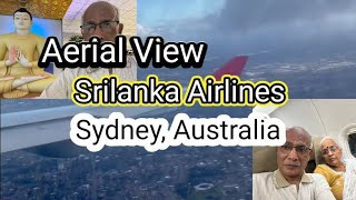 Rare videoAerial View of SydneyAustralia through Srilankan International Airway viralvideo [upl. by Tengler]