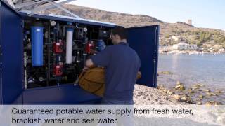 Drinking water plant for emergencies  temporary settlements and isolated villages [upl. by Treat942]