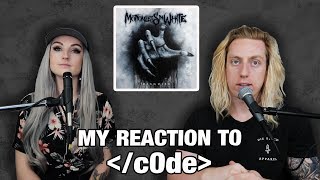 Metal Drummer Reacts c0de by Motionless In White [upl. by Carlie457]