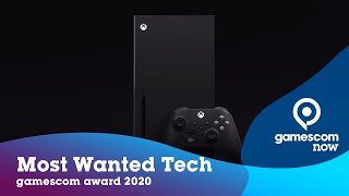 gamescom award 2020  Most Wanted Tech Microsoft Xbox Series X  gamescom2020  EN [upl. by Enotna]