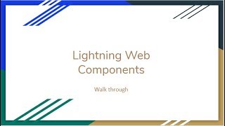 Introduction to Lightning Web Components  Hello World  Key Concepts [upl. by Ynohtnanhoj]